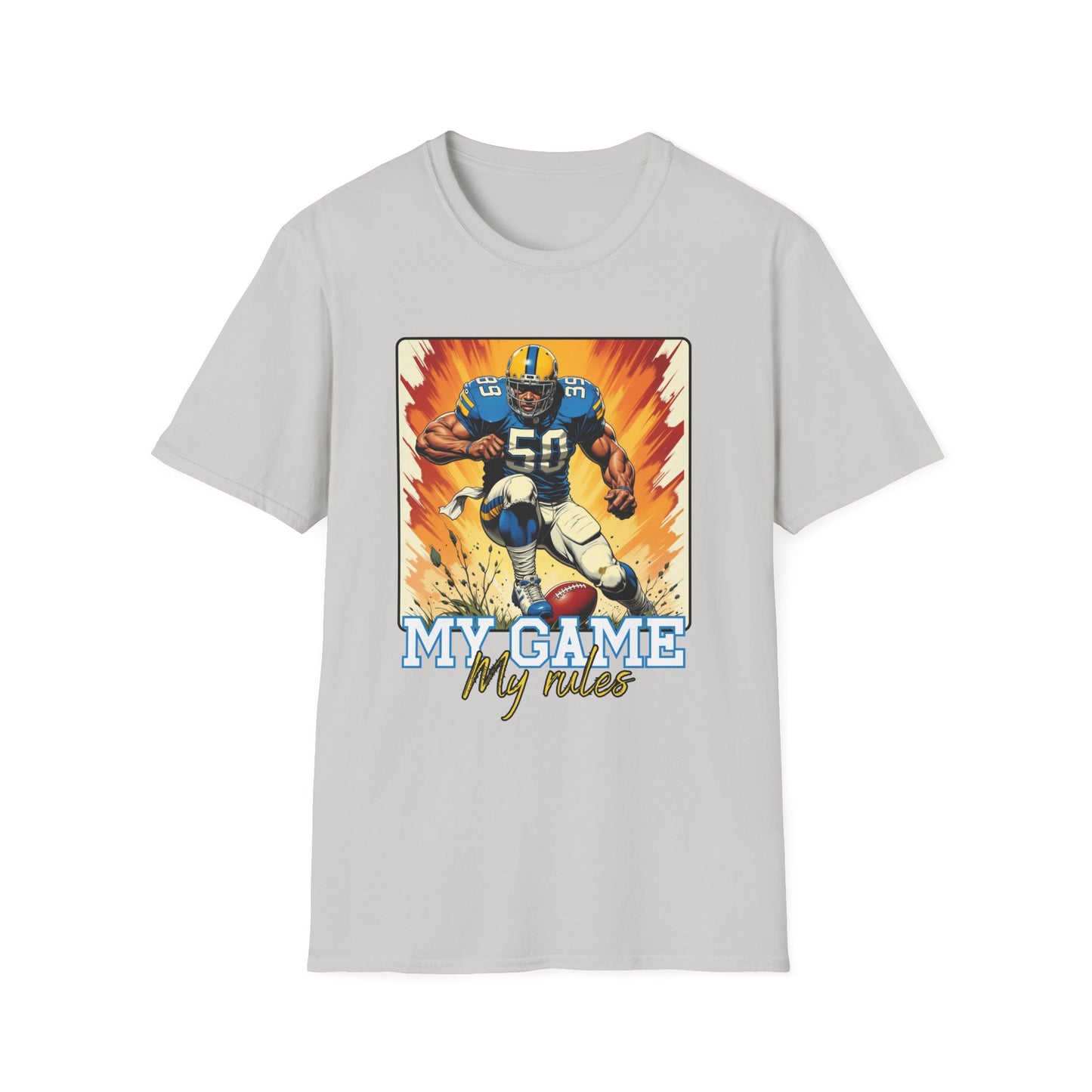 My Game My Rules Unisex Softstyle T-Shirt - Perfect for Sports Fans.sport