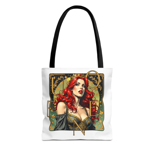 Vintage Inspired Queen Tote Bag | Stylish Reusable Shopping Bag, Perfect Gift for History Lovers, Canvas Tote, Everyday Use