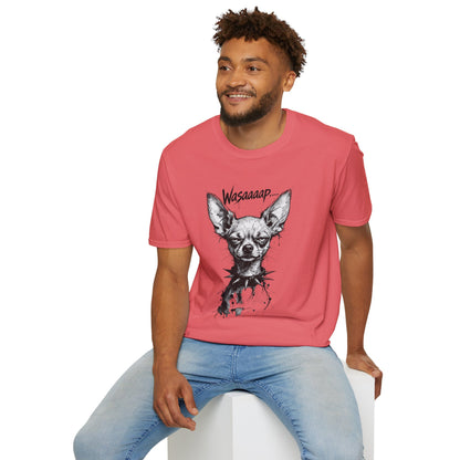 Chihuahua 'Wasaaaap' Graphic T-Shirt — Funny Dog Tee for Pet Lovers