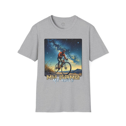 Cycling Adventure Unisex Softstyle T-Shirt - My Game My Rules, cycling ,sport