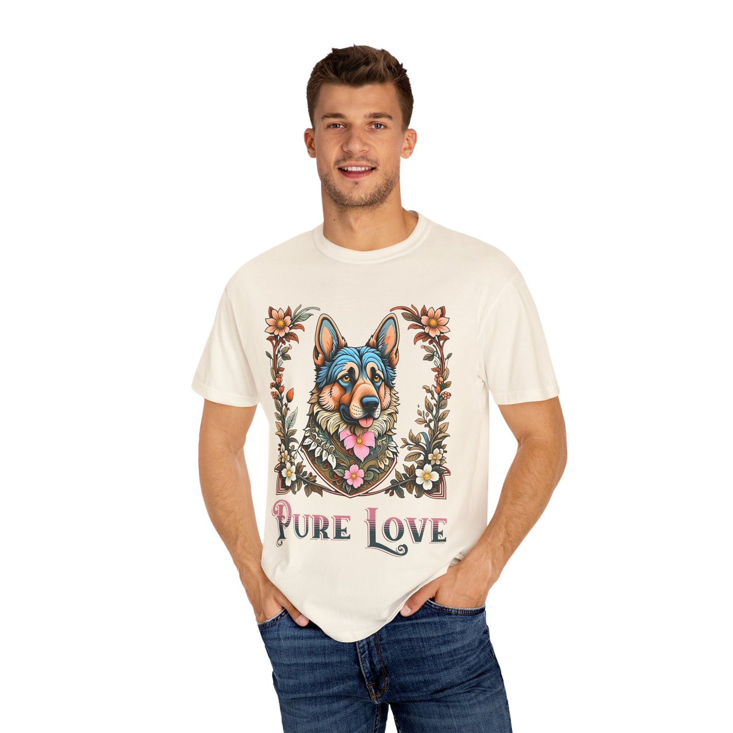 Pure Love Unisex T-Shirt - Dog Graphic Tee for Animal Lovers