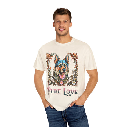 Pure Love Unisex T-Shirt - Dog Graphic Tee for Animal Lovers