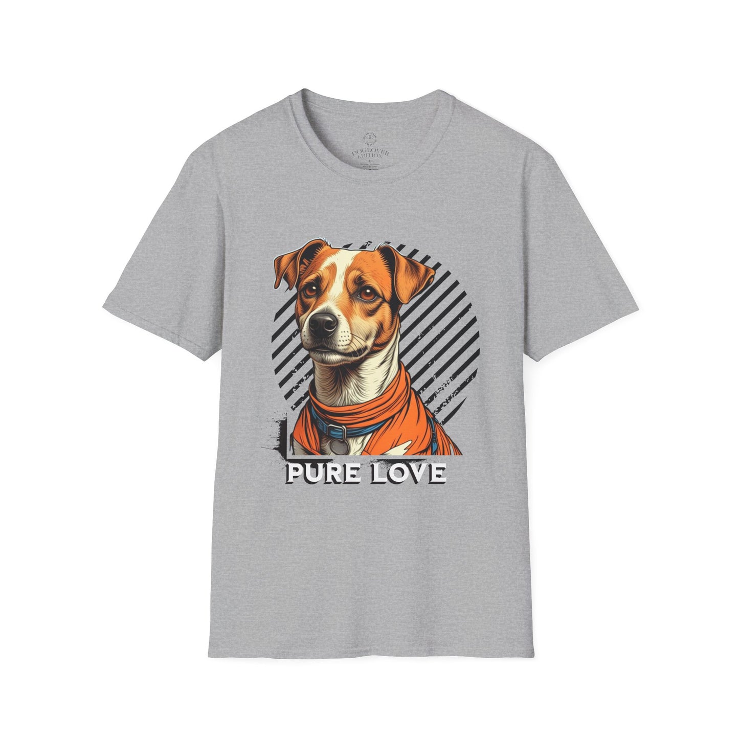 Pure Love Dog Graphic T-Shirt, Unisex Tee for Pet Lovers, Cute Canine Shirt, Gift for Dog Owners, Animal Rescue Apparel
