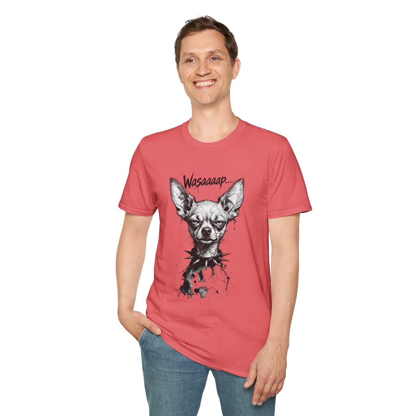 Chihuahua 'Wasaaaap' Graphic T-Shirt — Funny Dog Tee for Pet Lovers