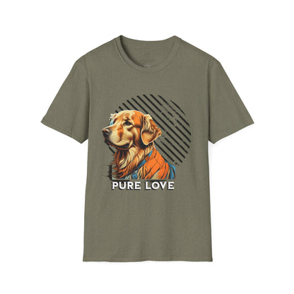 Pure Love Dog Unisex Softstyle T-Shirt - Perfect for Pet Lovers
