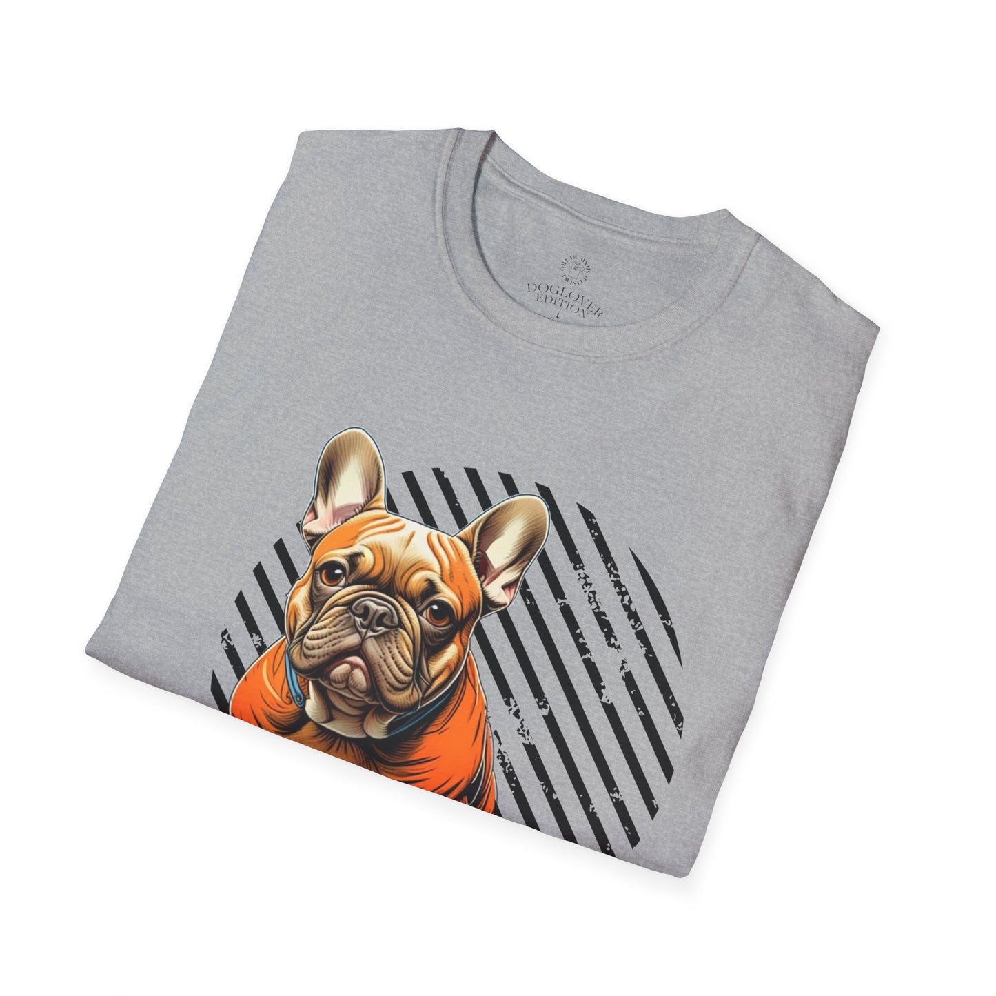 Pure Love French Bulldog Unisex Softstyle T-Shirt