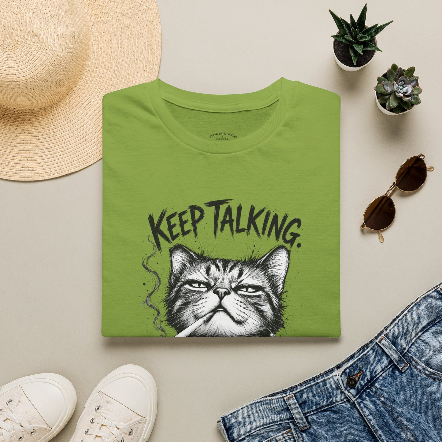 Keep Talking, I'm Judging Cat T-Shirt