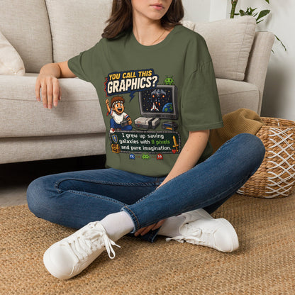 T-Shirt — "You Call This Graphics?" Retro Gamer Vintage Video Game Tee