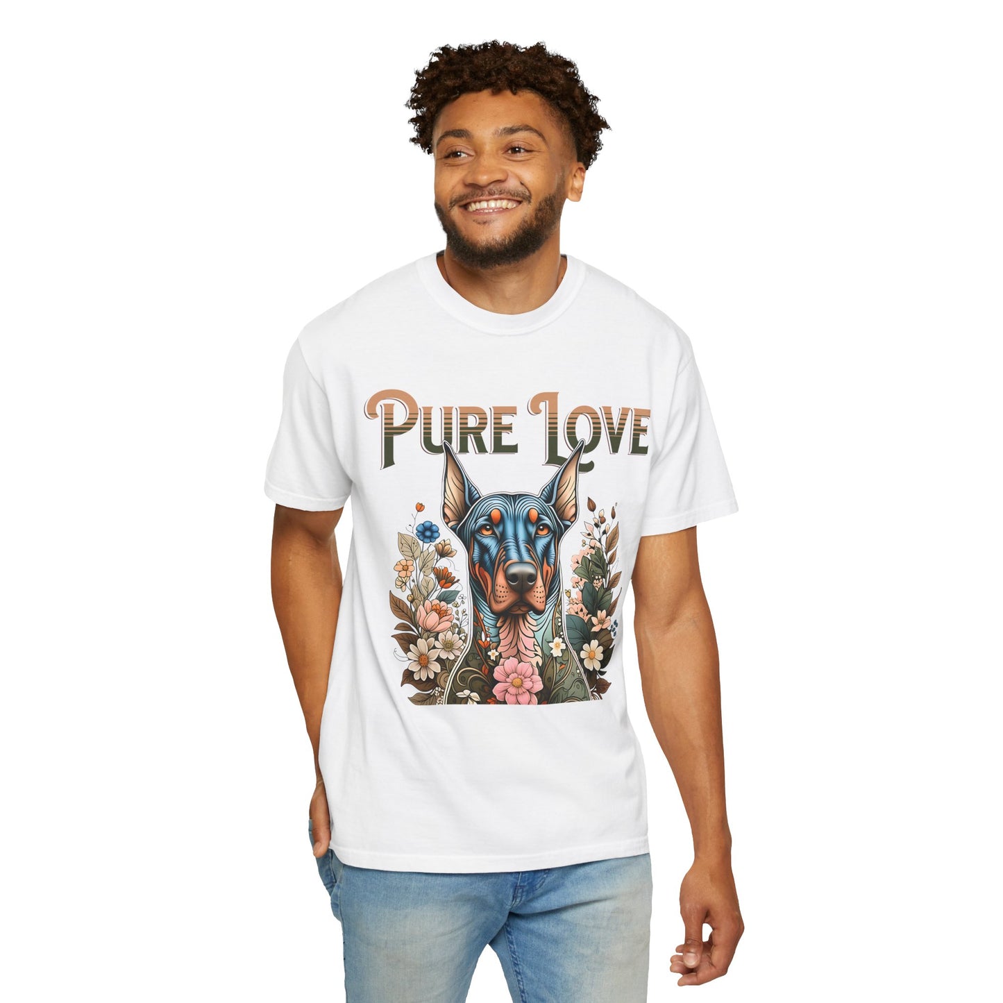 Pure Love Dog Art Unisex T-Shirt - Perfect Gift for Animal Lovers