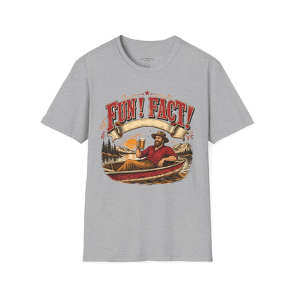 Fun! Fact! T-Shirt — Vintage Beer Drinker Graphic Tee