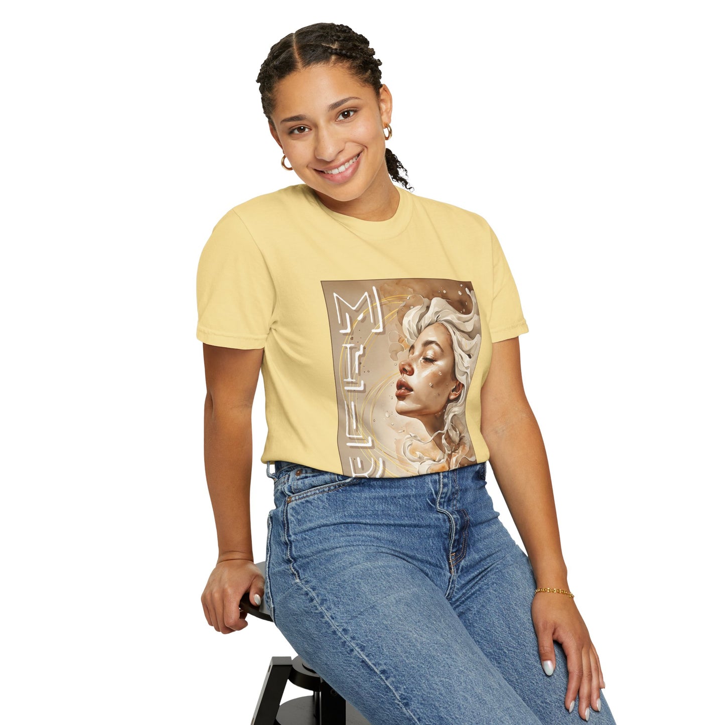 Dream Muse T-Shirt — Surreal Portrait Graphic Tee