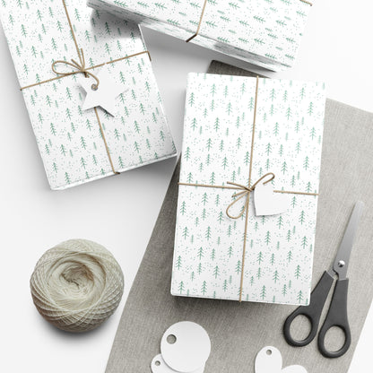 Gingerbread Men Gift Wrap Paper — Holiday Wrapping Sheets for Christmas & Winter Celebrations