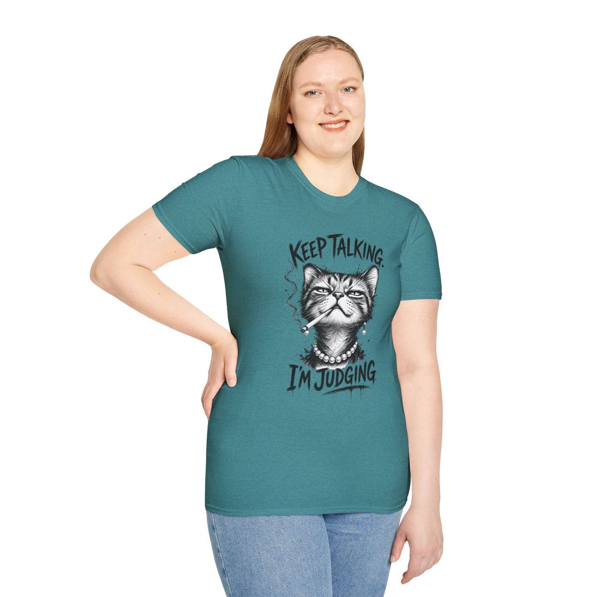 Keep Talking, I'm Judging Cat T-Shirt