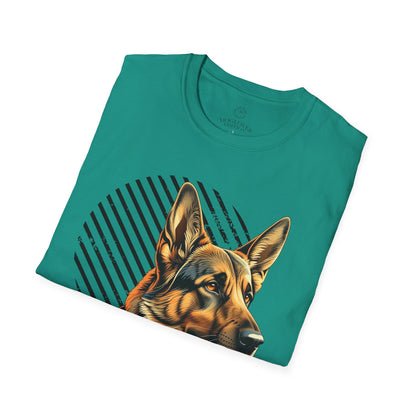 German Shepherd Pure Love Unisex Softstyle T-Shirt .dog