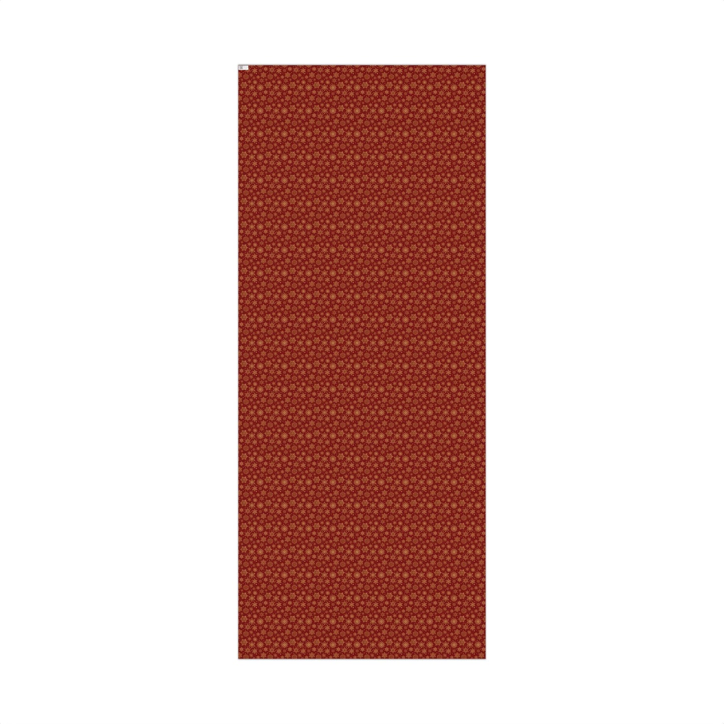 Holiday Snowflake Gift Wrap Paper – Red & Gold Christmas Wrapping Sheets