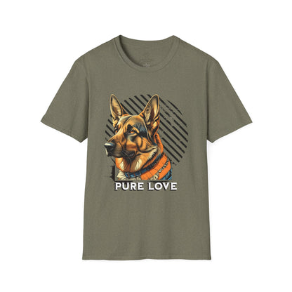 Pure Love Dog Graphic Unisex T-Shirt