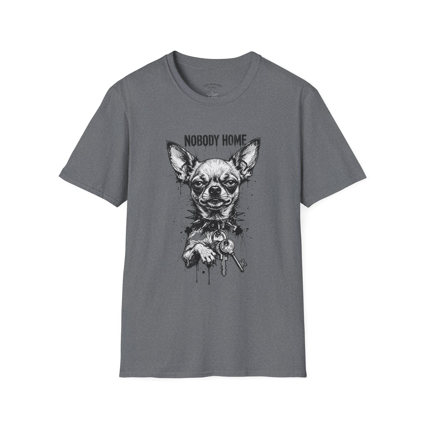 Chihuahua 'Nobody Home' Graphic T-Shirt