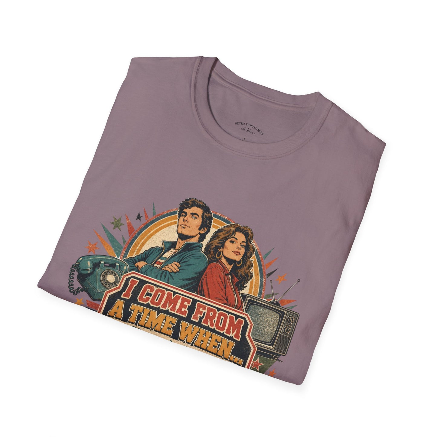Vintage Road Trip T-Shirt — "I Come From A Time When" Retro Couple Graphic