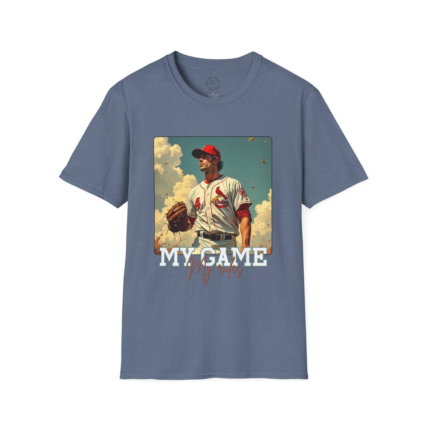 Retro Baseball T-Shirt - My Game My rules.sport,baseball