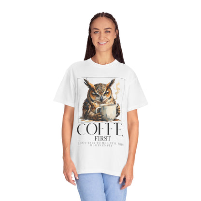 Coffee First Owl T-Shirt
