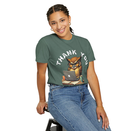 Owl 'Thank You, Not Interested' Graphic T-Shirt