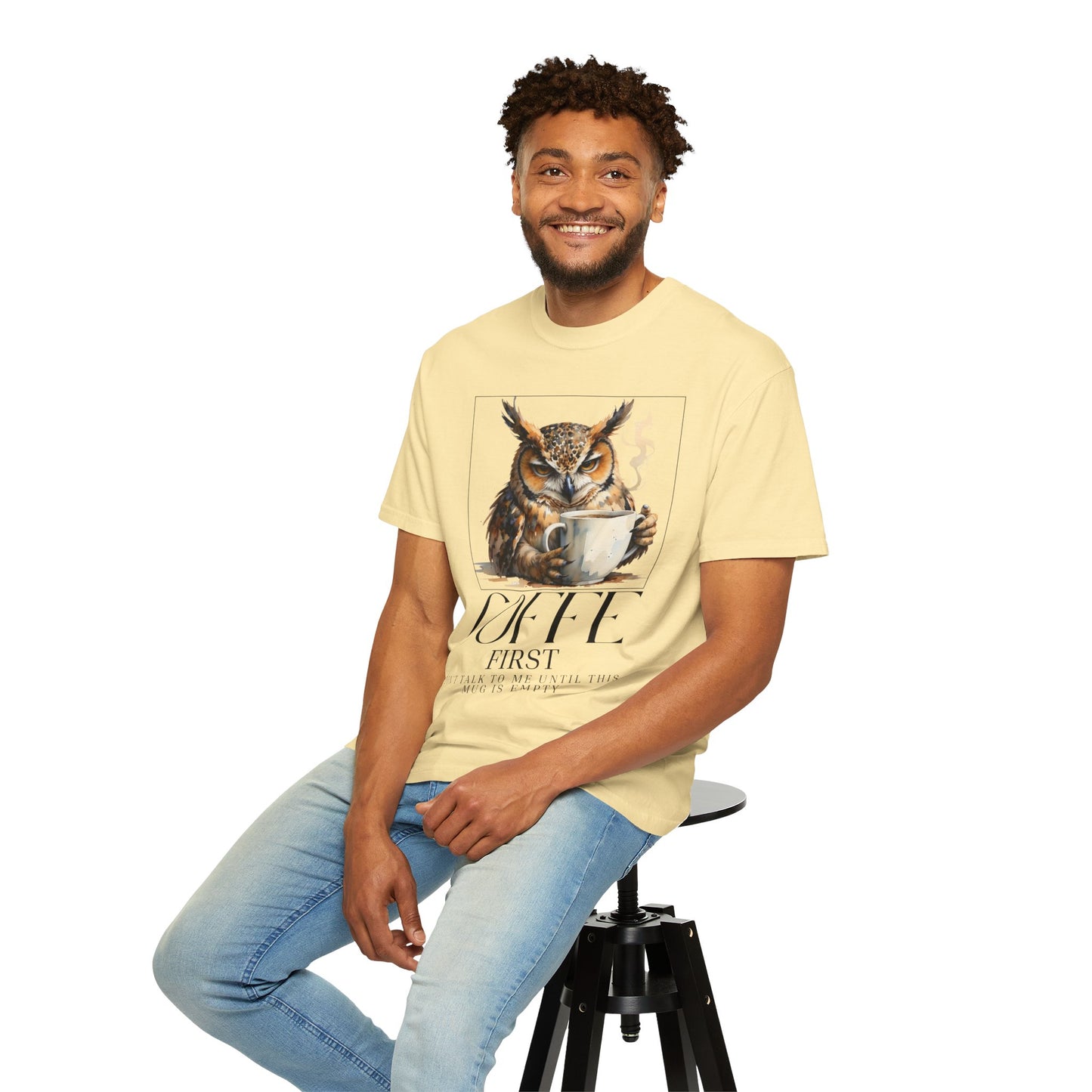Coffee First Owl T-Shirt