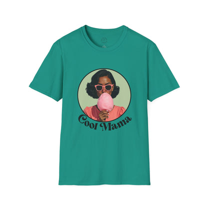 Cool Mama Graphic Unisex Softstyle T-Shirt - Perfect for Moms, Fun Gift for Mother's Day