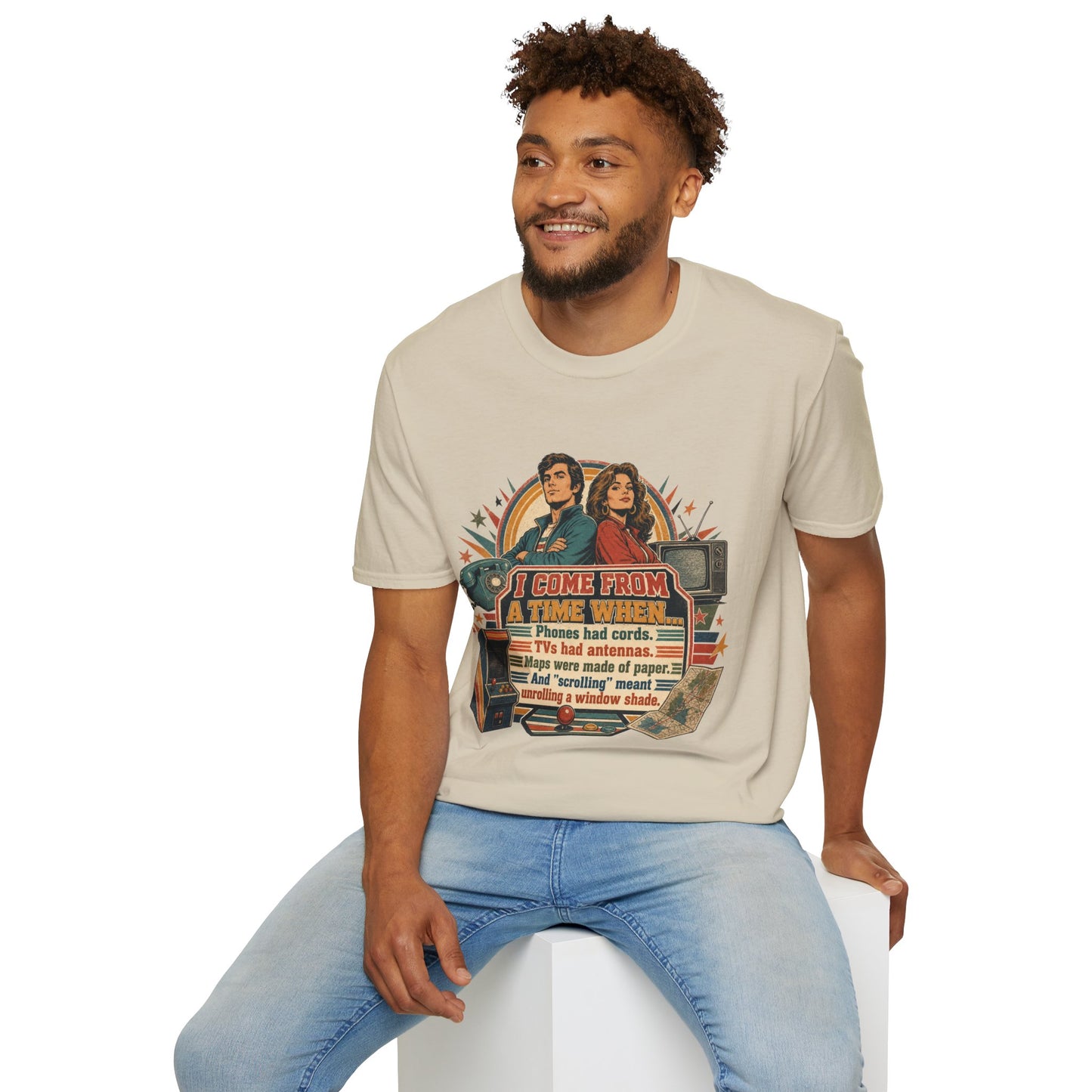 Vintage Road Trip T-Shirt — "I Come From A Time When" Retro Couple Graphic
