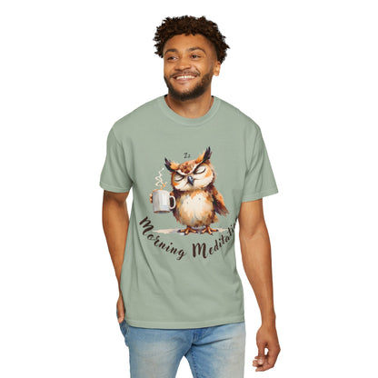 Morning Meditation Owl T-Shirt