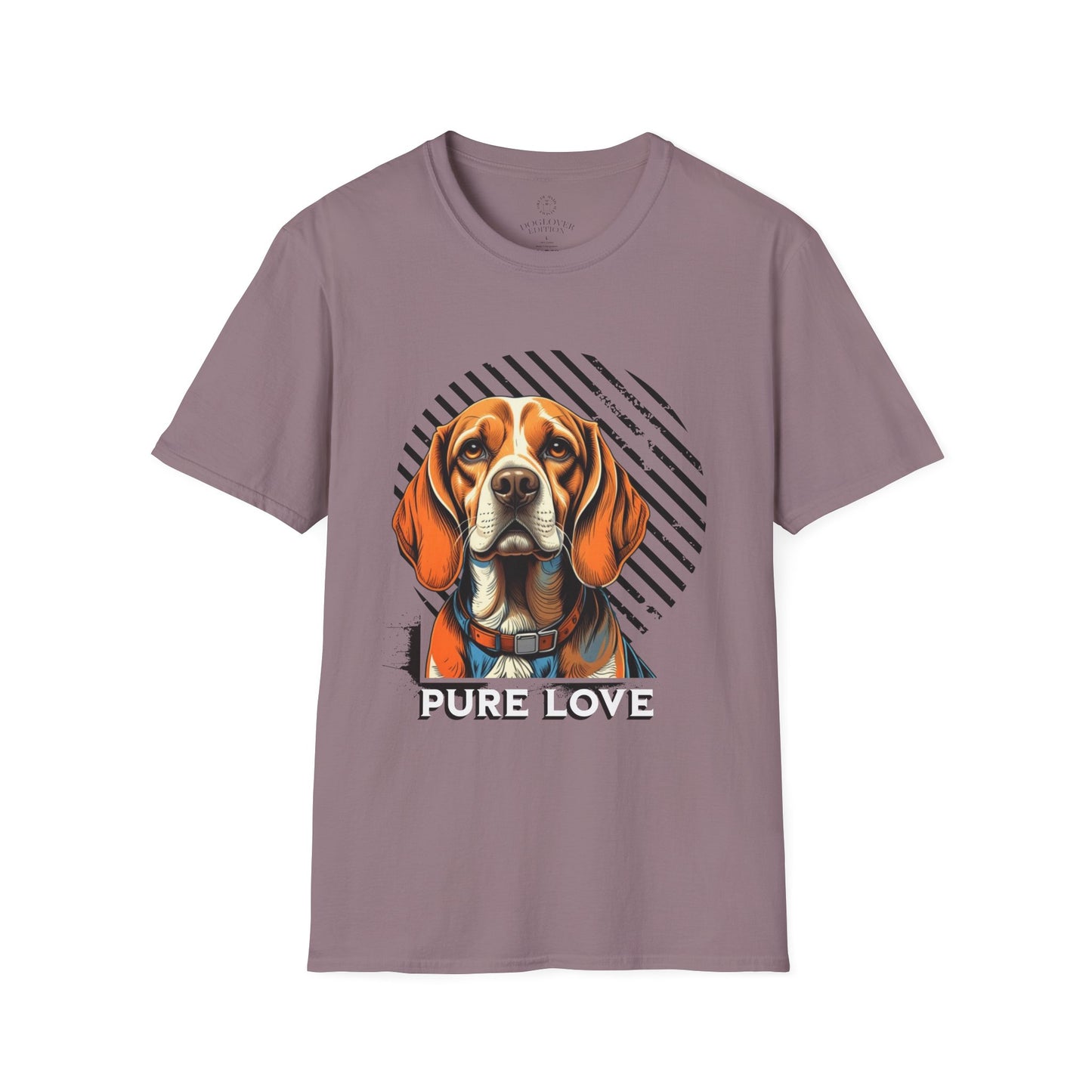 Pure Love Dog T-Shirt - Unisex Softstyle Tee for Animal Lovers