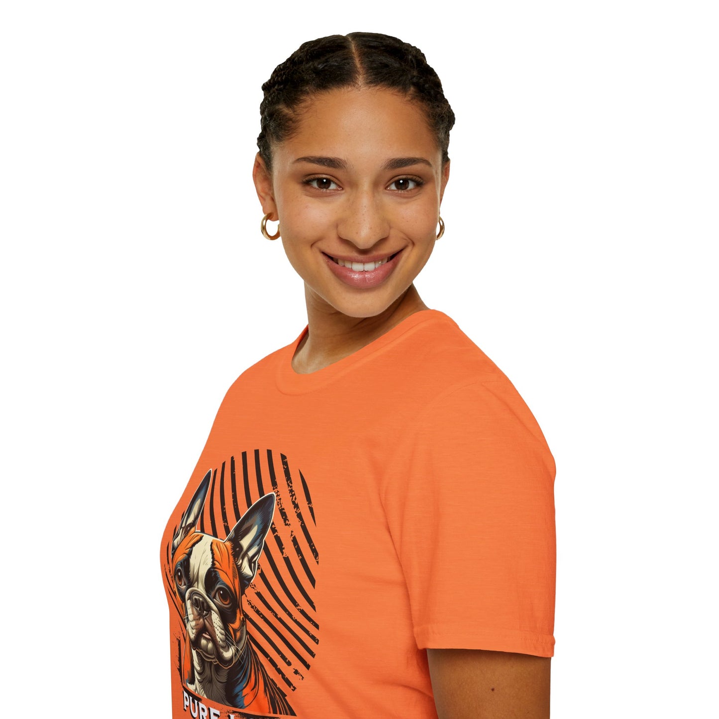 Pure Love French Bulldog Unisex Softstyle T-Shirt