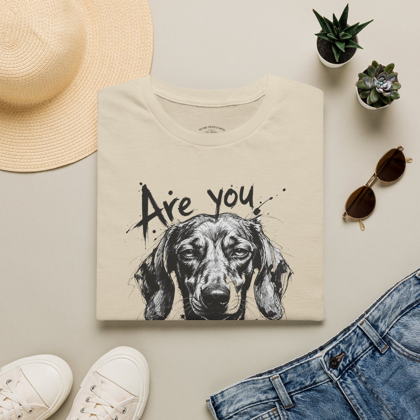 Are You Serious? Dachshund Graphic T-Shirt