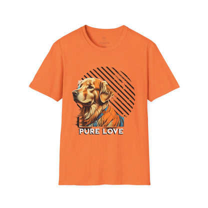 Pure Love Dog Unisex Softstyle T-Shirt - Perfect for Pet Lovers