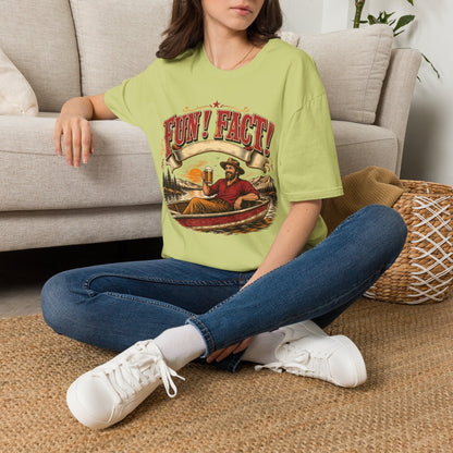 Fun! Fact! T-Shirt — Vintage Beer Drinker Graphic Tee