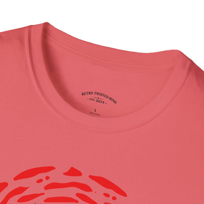 Doberman Graphic T-Shirt — Red Halo 'Bandit' Design