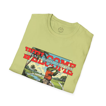 Welcome Local Golf Edition Unisex Softstyle T-Shirt,golf,sport,gator,florida