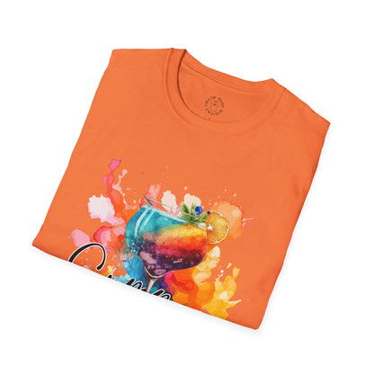 Colorful Artistic T-Shirt with Inspirational Design, Unisex Softstyle Tee, Gift for Art Lovers, Casual Wear, Birthday Gift Idea