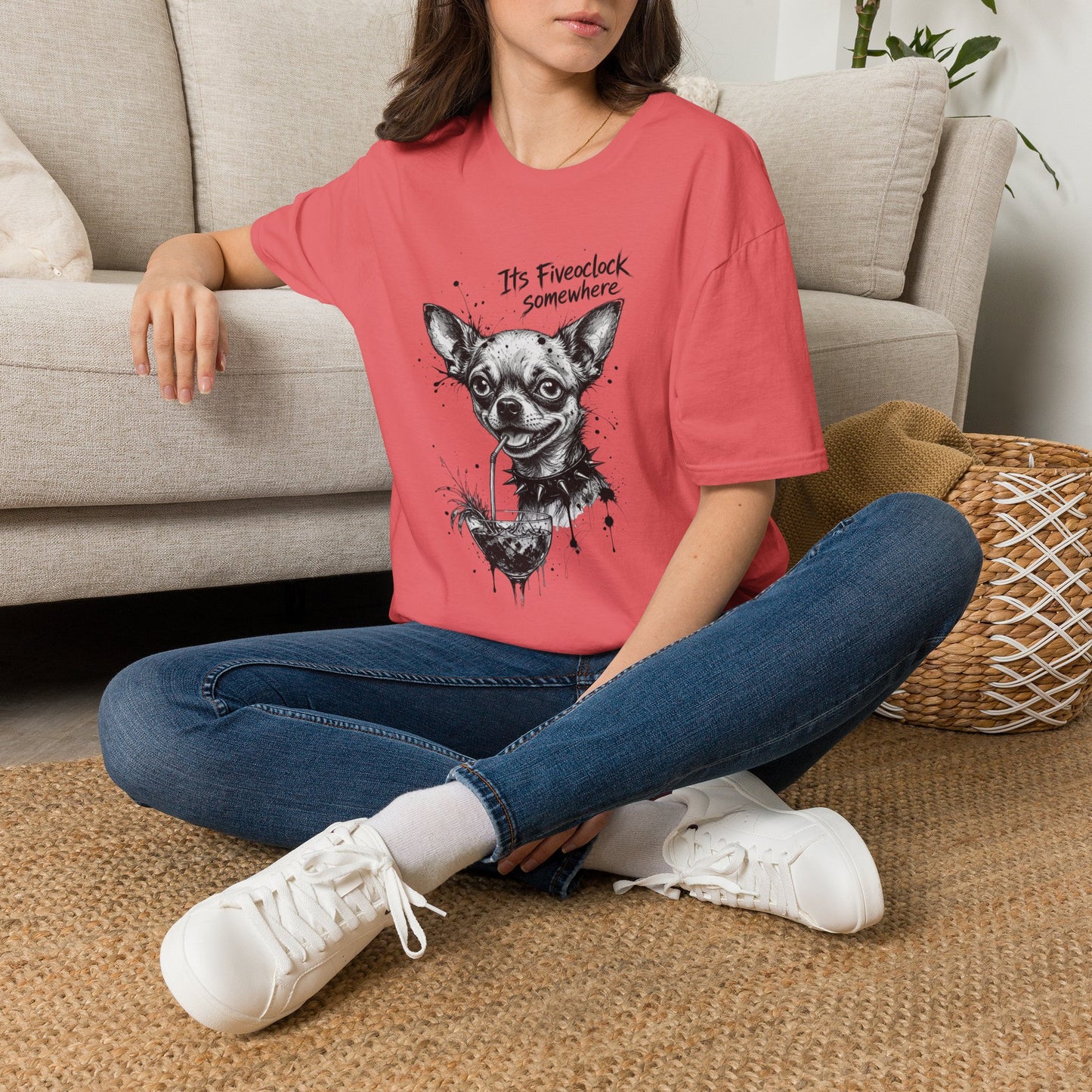 Chihuahua 'It's Five O'Clock Somewhere' T-Shirt