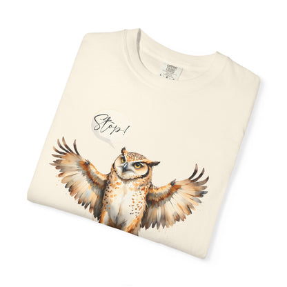 Owl “Do Not Touch My Coffee” Graphic T-Shirt