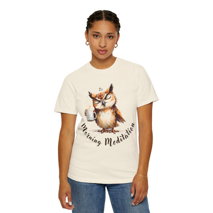 Morning Meditation Owl T-Shirt