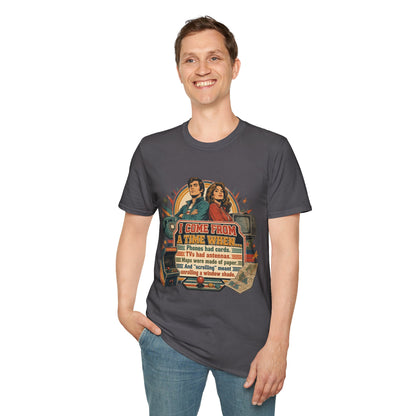 Vintage Road Trip T-Shirt — "I Come From A Time When" Retro Couple Graphic