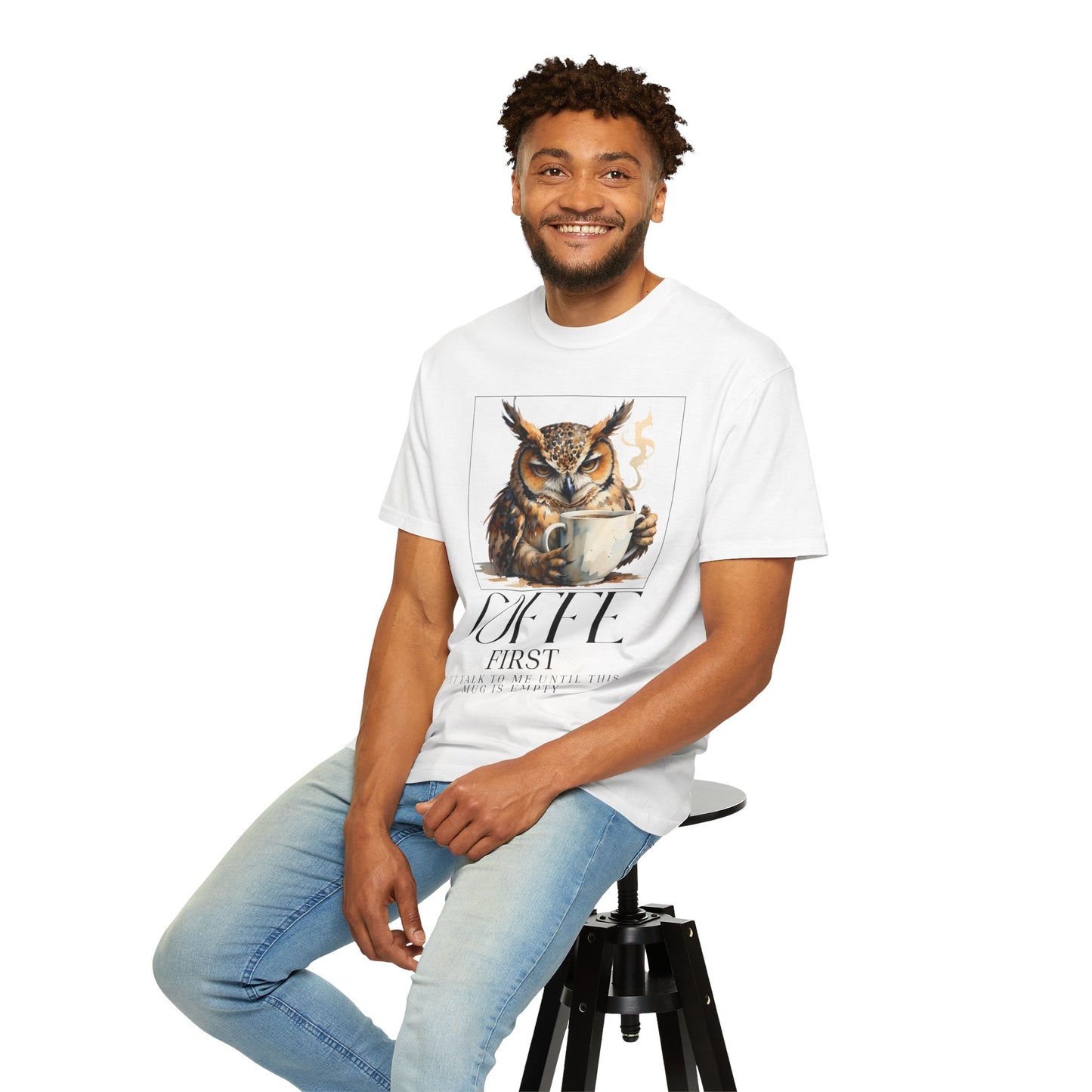 Coffee First Owl T-Shirt