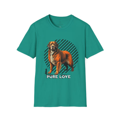 Pure Love Dog Unisex Softstyle T-Shirt - Perfect Gift for Pet Lovers