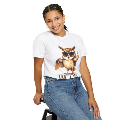 “I’m OK” Owl T-Shirt — Cute Thumbs-Up Owl Graphic Tee