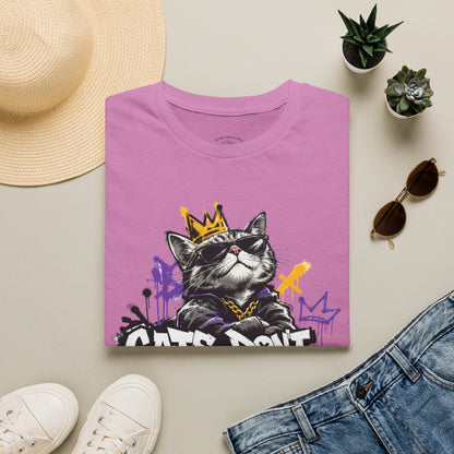 Cat Graphic Tee — "Cats Don't Have Owners They Have Staff"