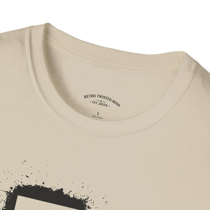 Doberman Portrait T‑Shirt — Bold Black Ink Dog Graphic