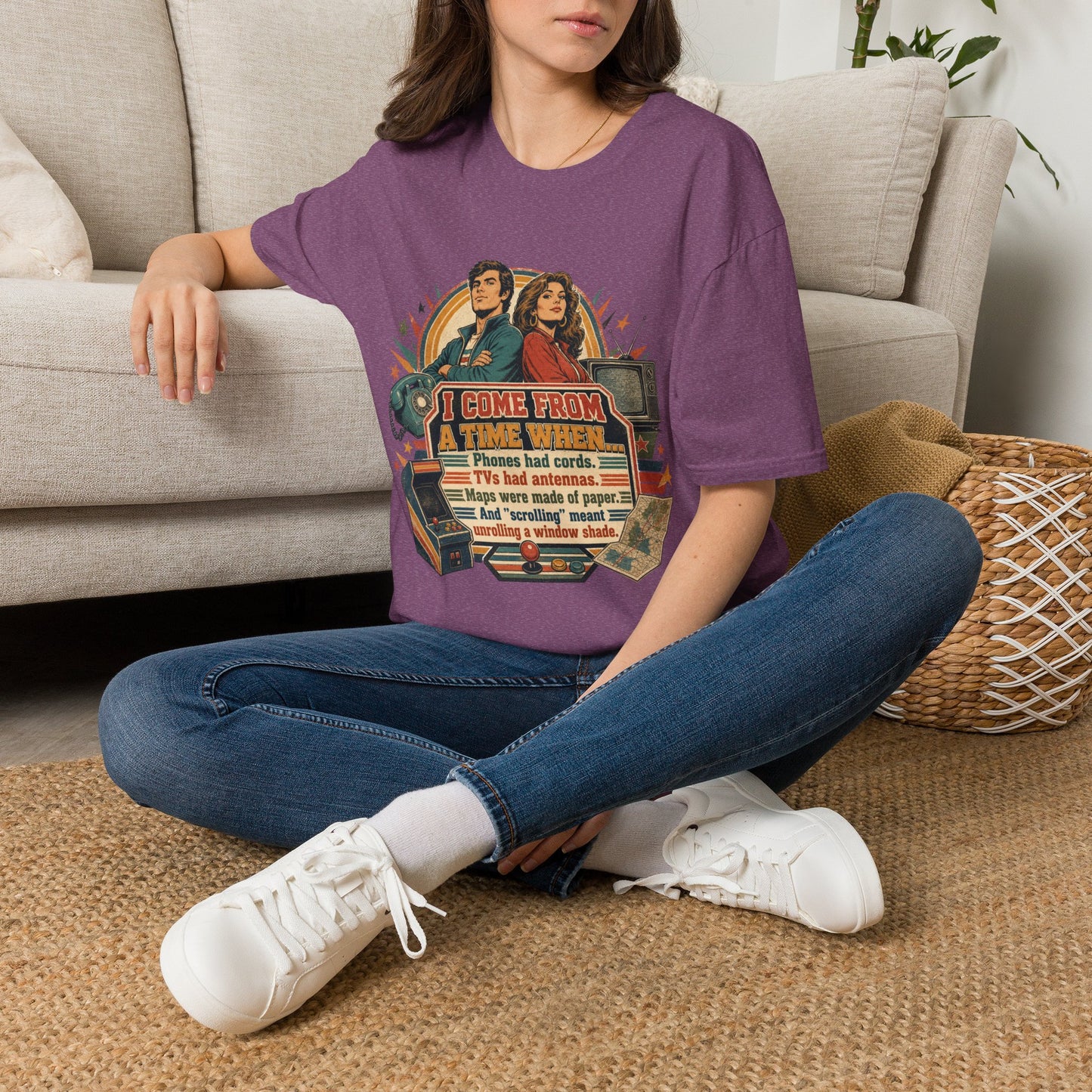 Vintage Road Trip T-Shirt — "I Come From A Time When" Retro Couple Graphic