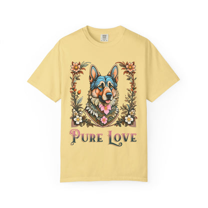 Pure Love Unisex T-Shirt - Dog Graphic Tee for Animal Lovers