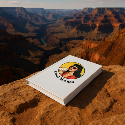 Retro Cool Mama Journal - Stylish Hardcover for Moms, Gifts for Mothers Day, Journaling, Note-Taking, Home Office Decor