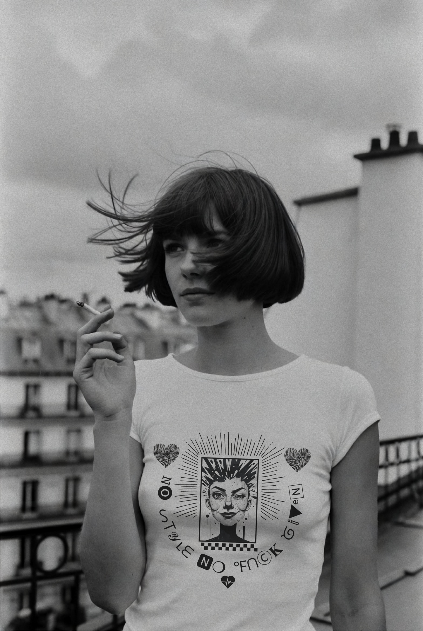 Queen of Spades Graphic T‑Shirt — Vintage Playing Card Portrait Tee